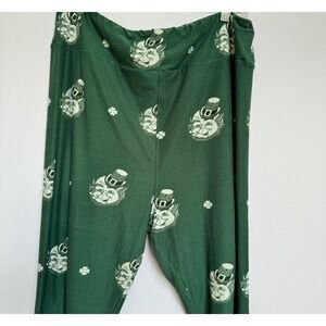 St. Patrick's Day Leggings Large Tall Curvy Green Leprechaun Novelty Lularoe